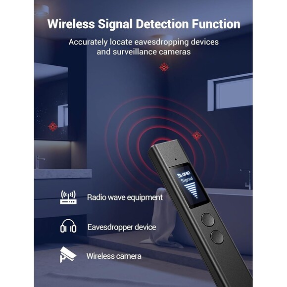 SMHawk Hidden Camera Detector, Hidden Bug & Camera Detector GPS Tracker Detector - Picture 3 of 7